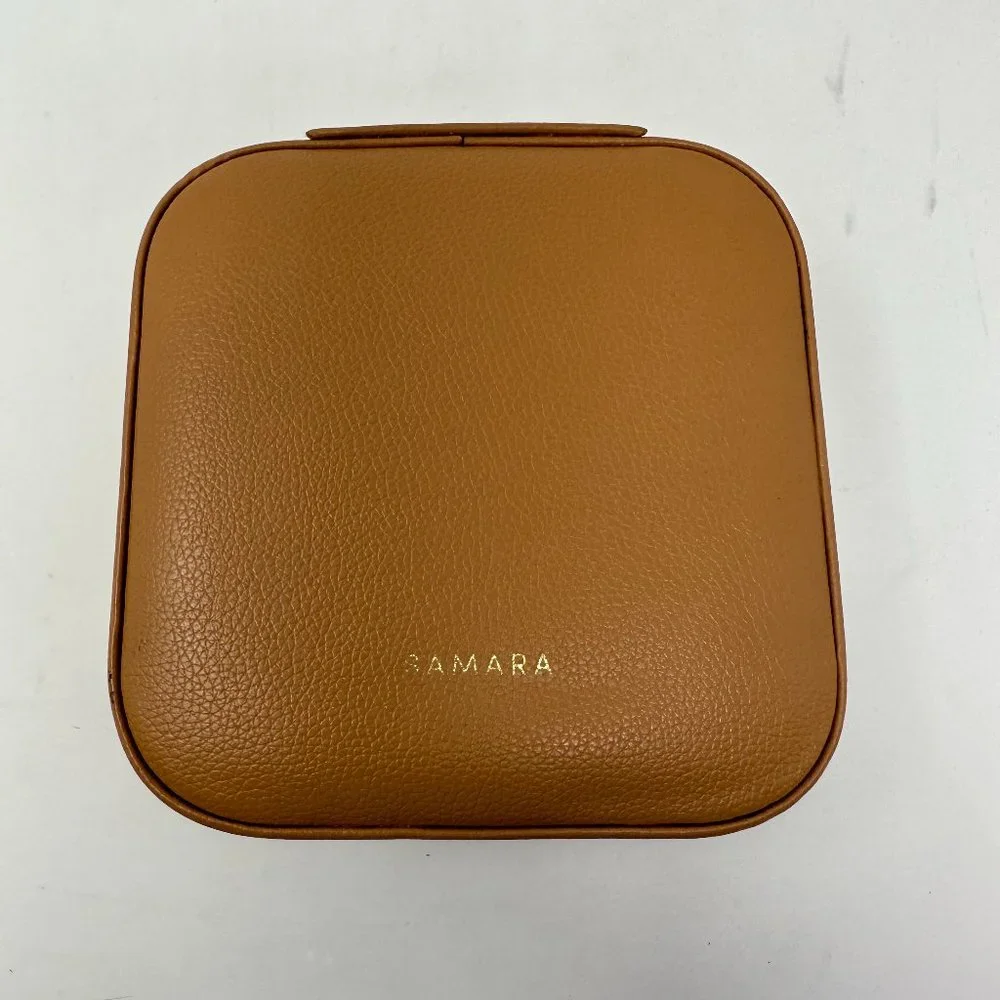 SAMARA Vegan Leather Travel Jewelry Box
